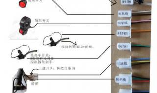 电动车控制器的接法与颜色分辨是怎么接的